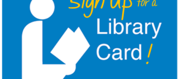Library Card Sign Up logo